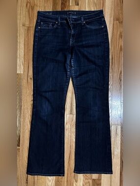 Fidelity Dark Blue Flare Jeans